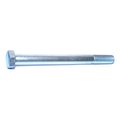 Midwest Fastener Grade 5, 7/8"-9 Hex Head Cap Screw, Zinc Plated Steel, 10 in L, 10 PK 54407